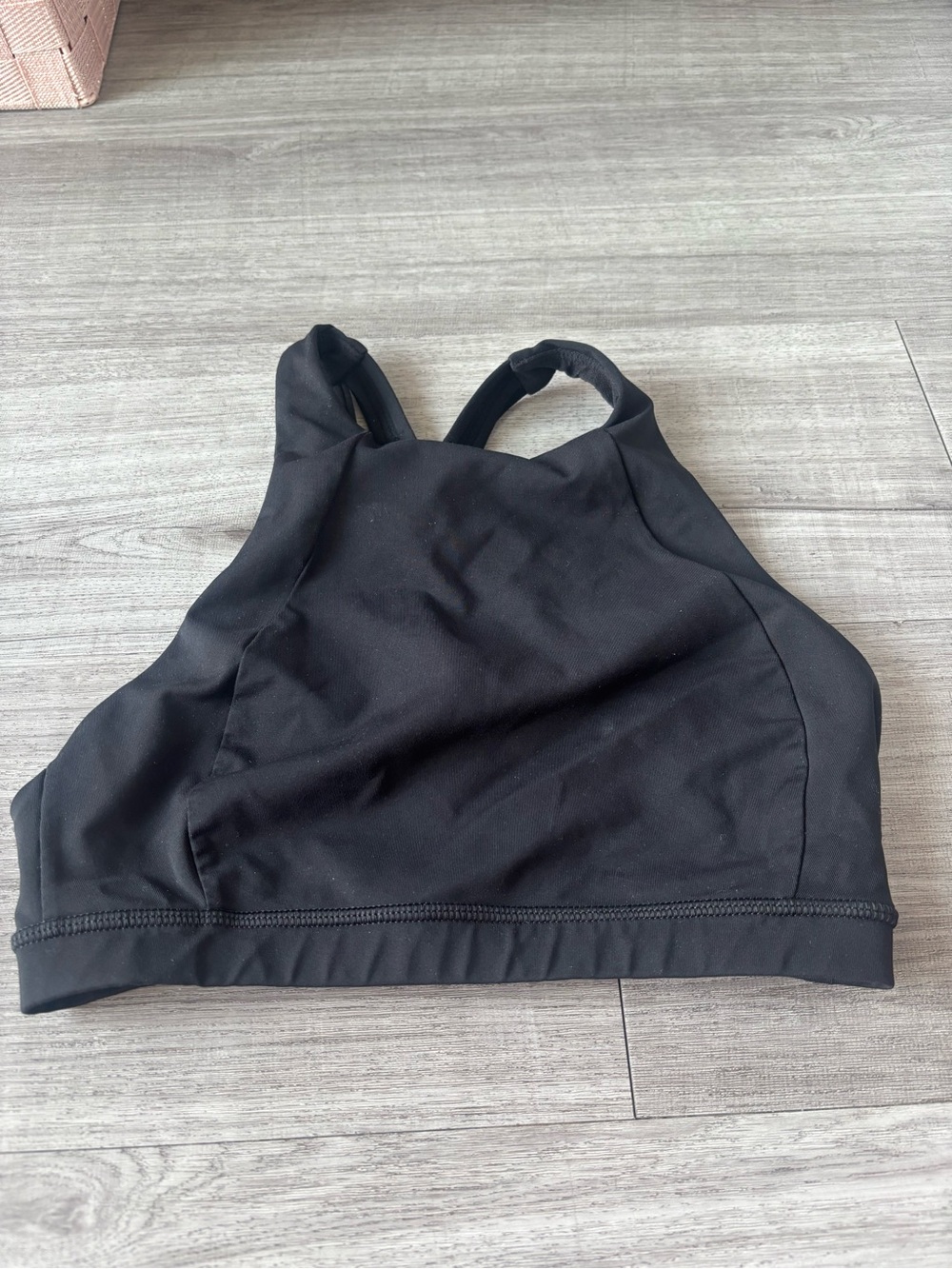 Lululemon size 2 Black High Neck Sports Bra